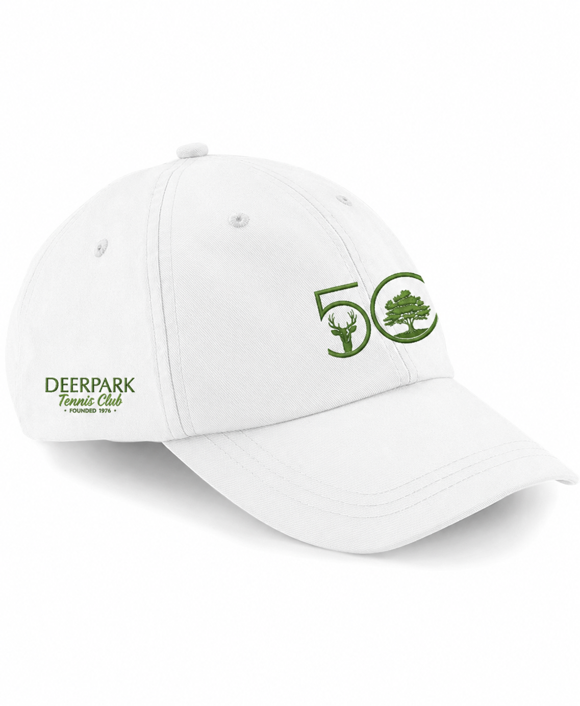 Premium Tennis Cap with Dual Embroidery