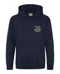 Kids Hooded Sweatshirt JH01J - Navy with Jubilee Logo - Deerpark Tennis Club