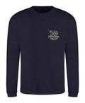Adult Crewneck Sweatshirt JH030 - Navy with Jubilee Logo - Deerpark Tennis Club